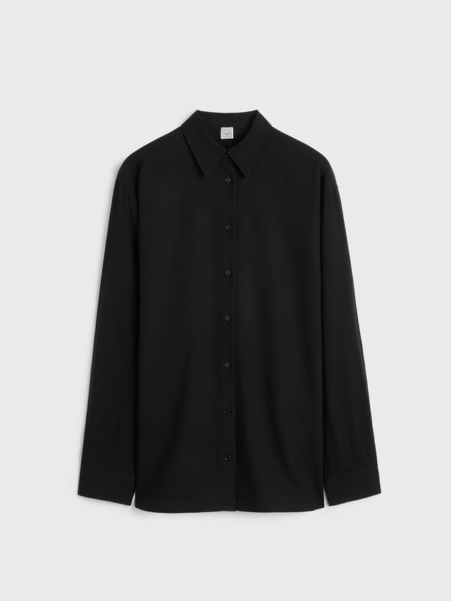Classic fluid shirt black