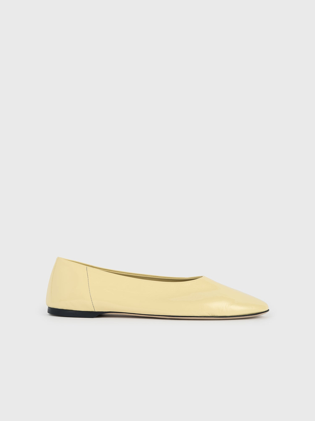 Slip naplack ballerinas buttercup