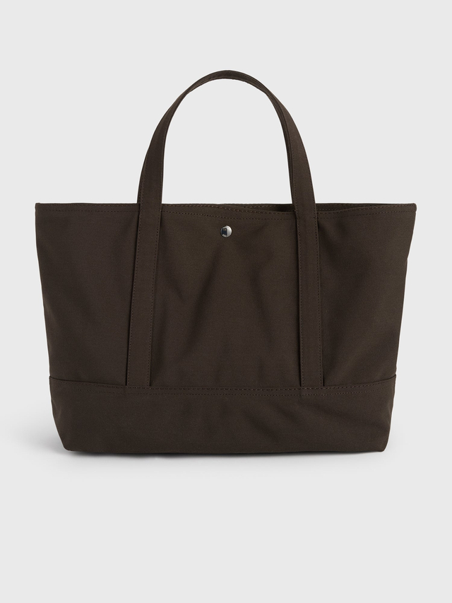Beach tote dark brown