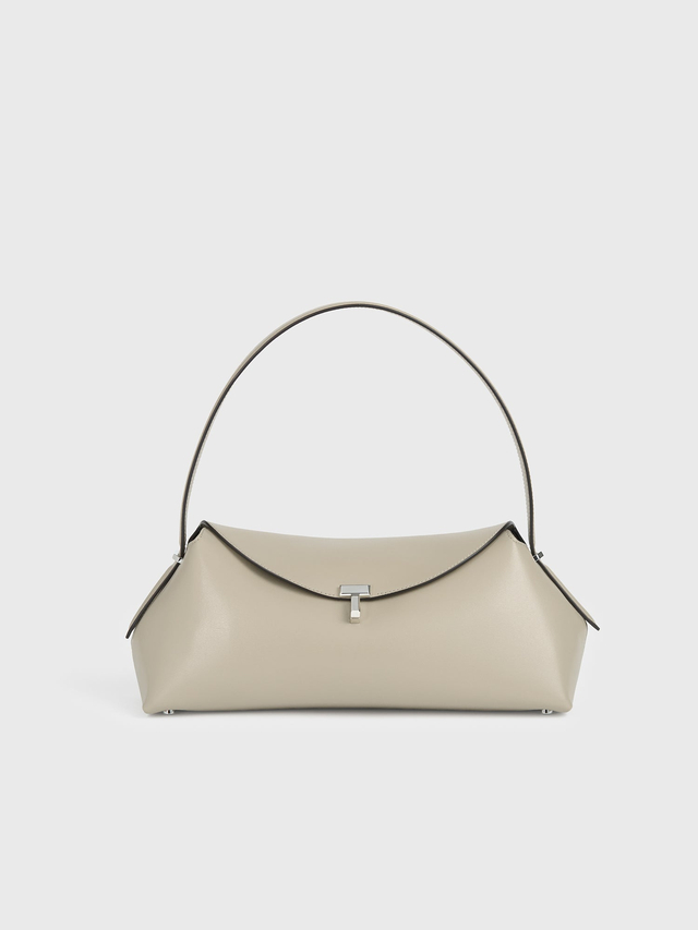 T lock leather shoulder fawn